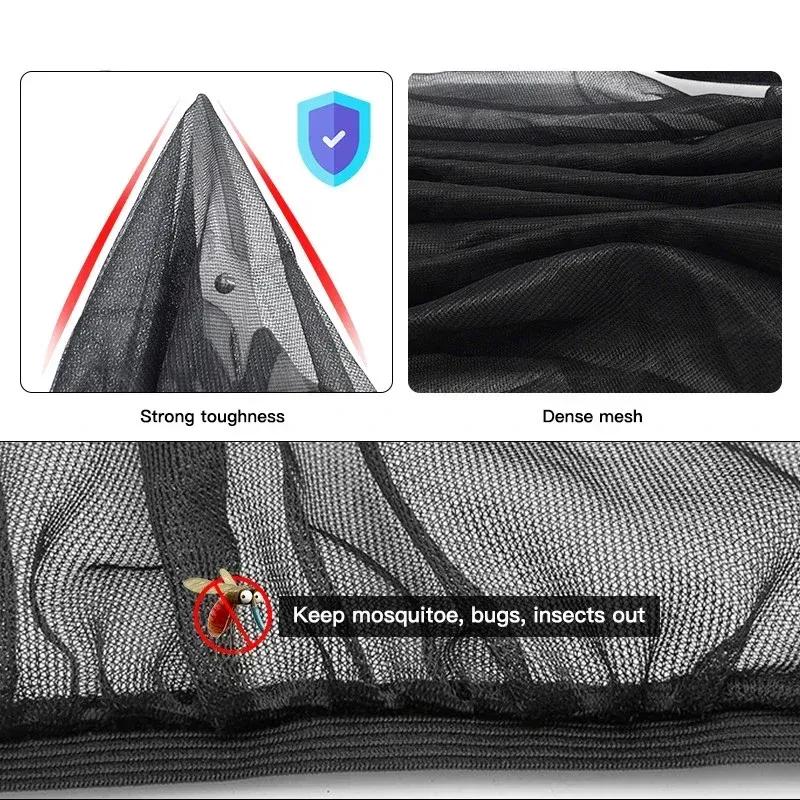 Car Universal Sunshade SUV UV Protection Anti-mosquito Screen Window Blackout Side Curtain Protection Window Film Accessories