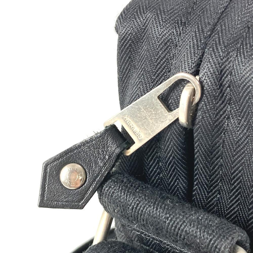 HERMES Acapulco Basas MM Crossbody Messenger Bags Shoulder Bag Black