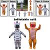 Hilarious Tiger Zebra Inflatable Costume For Adults Perfect For Halloween Parties