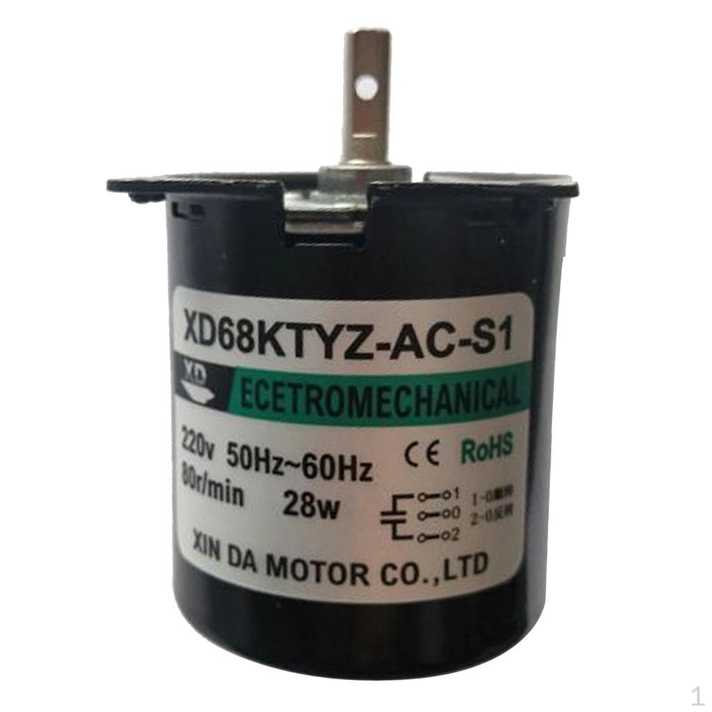 220V 28W Reversible Motor CW/CCW Large Permanent Magnet Electric Synchronous