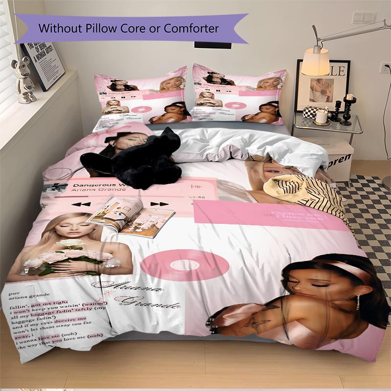 3Pcs Ariana Grande'S Dangerous Woman Bedding Sets For All Sizes New 3D Printed Bed Cover Comforter Duvet Cover Pillowcase Bedroom Decoration
