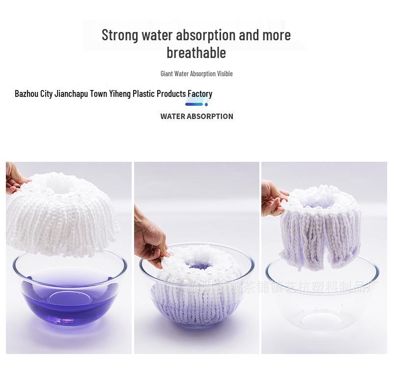 Jia Shi Jie 360° Spin Mop Set: Hands-Free, Dual-Use Wet & Dry Single Bucket System
