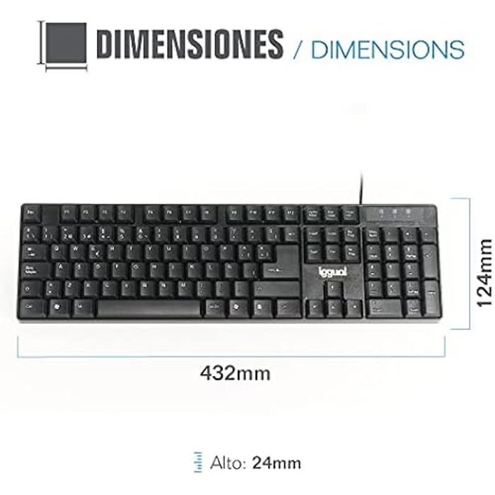 Clavier Mécanique - IGGUAL - CK-FRAMELESS-105T - USB - Noir - Filaire