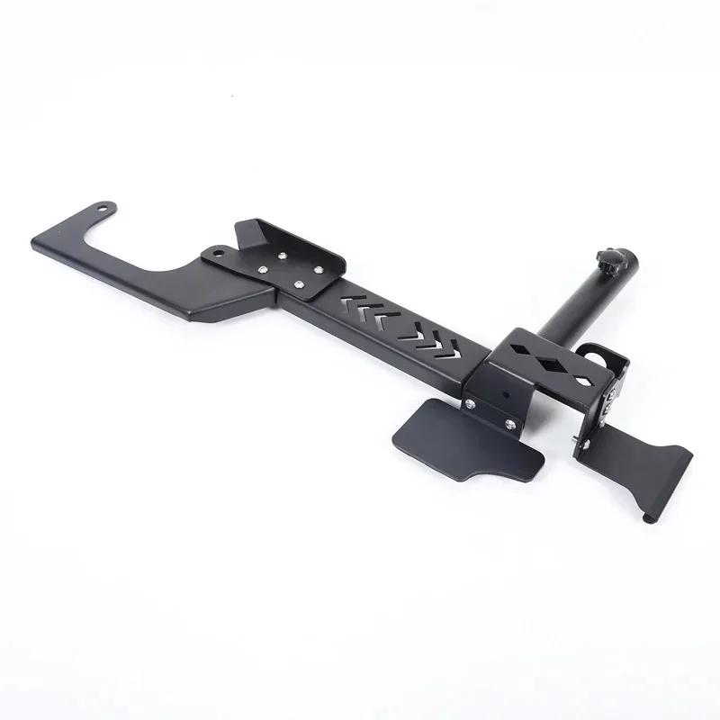 BCC1 For Land Rover Defender 90 110 130 2020-2025 Stainless Steel Black Car Tailgate Flag Pole & Antenna Bracket Car Accessories