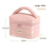 Large Capacity Travel Makeup Bag  Portable Multifunctional Cosmetic Bag Waterproof Toiletry Storage Organizer Bag