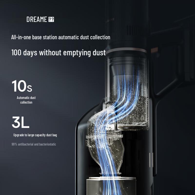 Dreame Station Enhanced Cordless Self-Emptying Vacuum