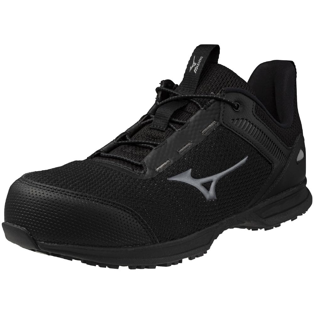 Mizuno Almighty EL 31L Work Size Shoes, F1GA2509, 26.5 Cm, Black/Silver