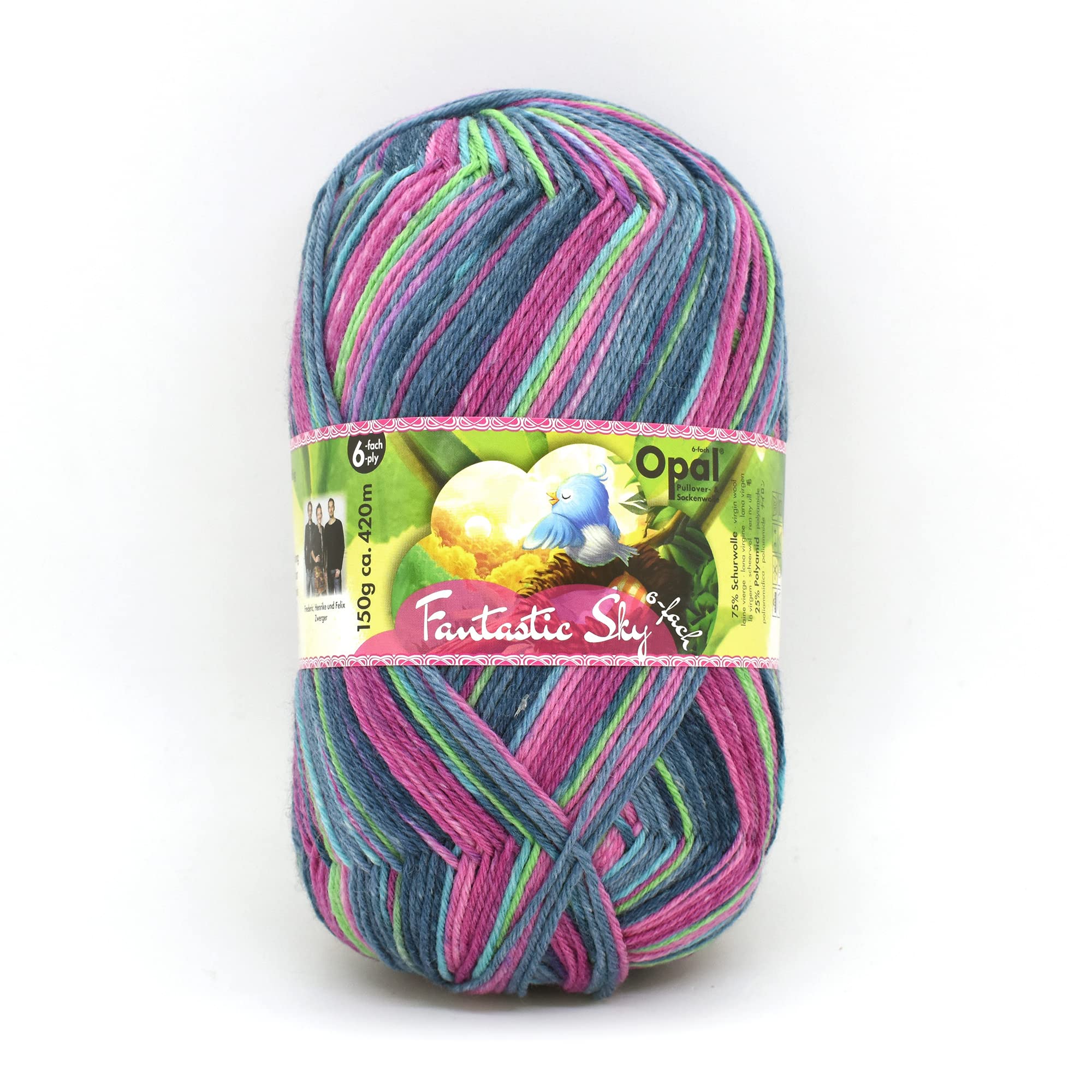 

Opal Носочная пряжа Sky 6-слойная Fantastic 11225