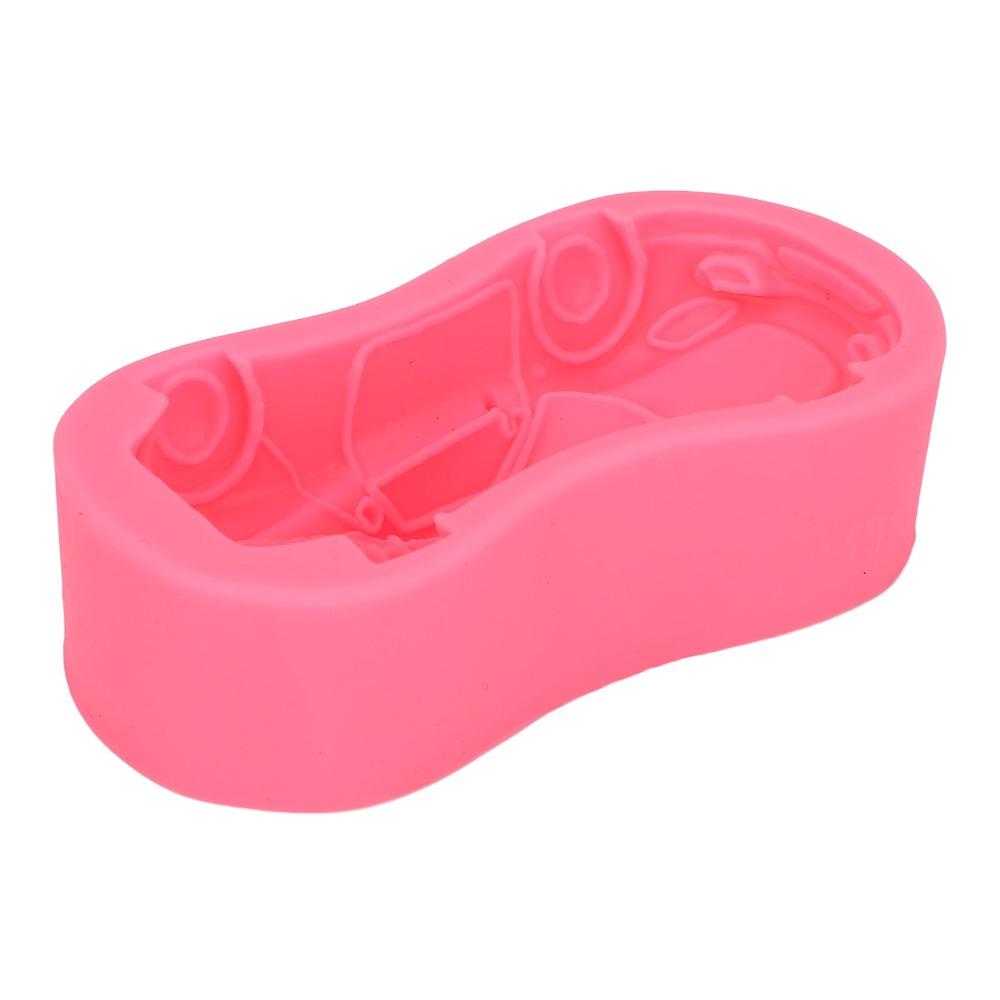 1pcs Non-Stick Design Racing Car Mold 3D Shape 3D Fondant Mold Silicone Cake Mold For DIY Crafts