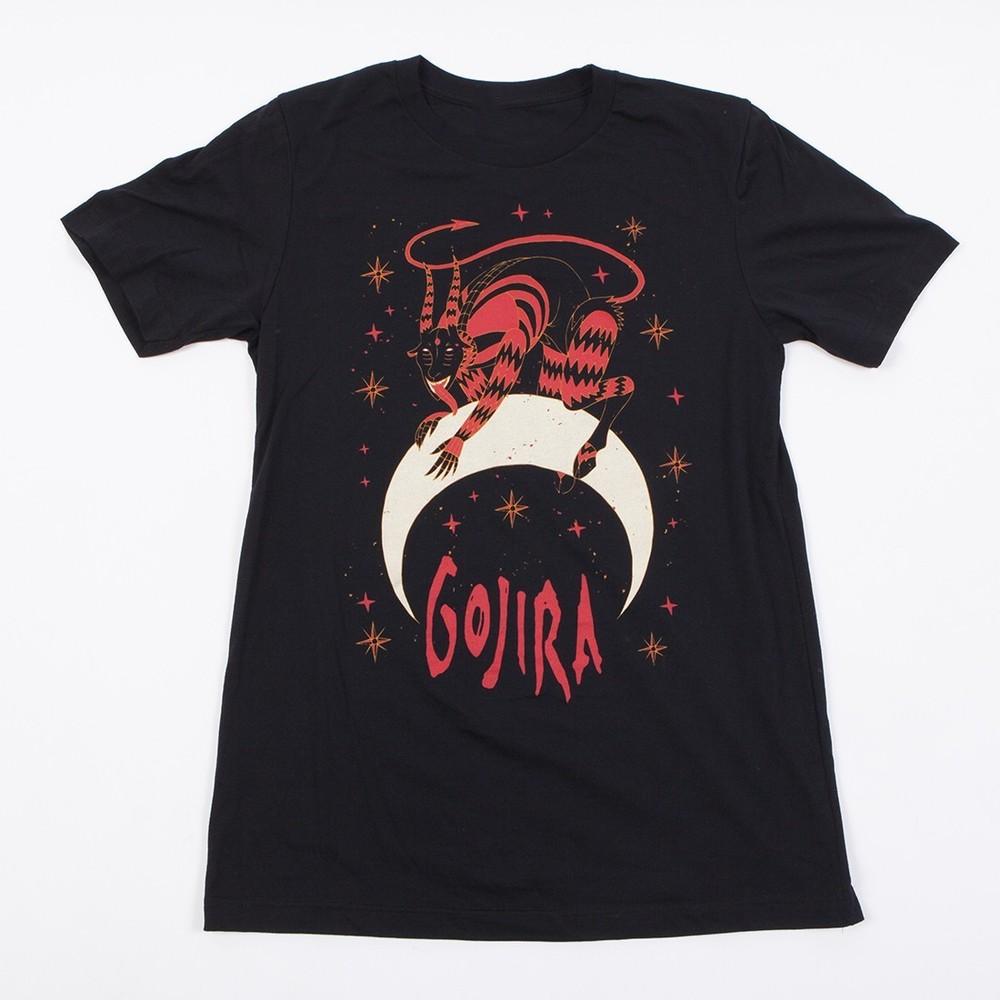 Vtg Gojira Band Music Star Heavy Cotton Black Full Size Men Women Shirt XL