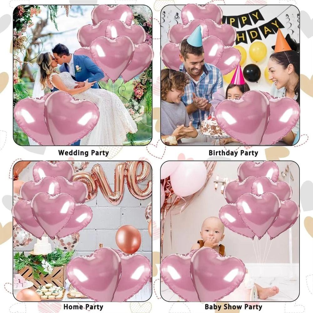 5 pcs Multipurpose Wedding Decoration DIY Room Decor 2025 Foil Balloons Birthday Party