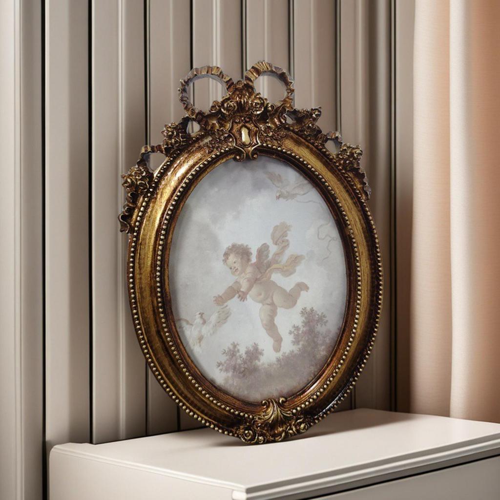 Small Picture Frames Vintage Tabletop Display Home Decor Photo Frames For Wall Decor For Bedroom Living Room Bathroom Entryway