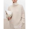 Thickened Turtleneck Sweater Women's Loose Lazy Knit Silhouette Sweater European Products