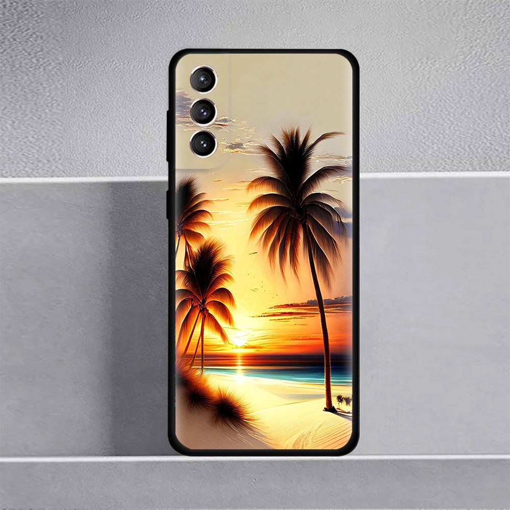 Seaside Scenery Phone Case For iPhone Samsung Galaxy Redmi Xiaomi Oppo OnePlus Note S A 7 8 9 10 11 12 13 14 20 21 22 23 53 54 Pro Max Ultra TPU Soft