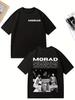 Morad MDLR Album Merchandise T-Shirt - Ein Unisex Hip-Hop Streetwear T-Shirt mit dem Morad Logo