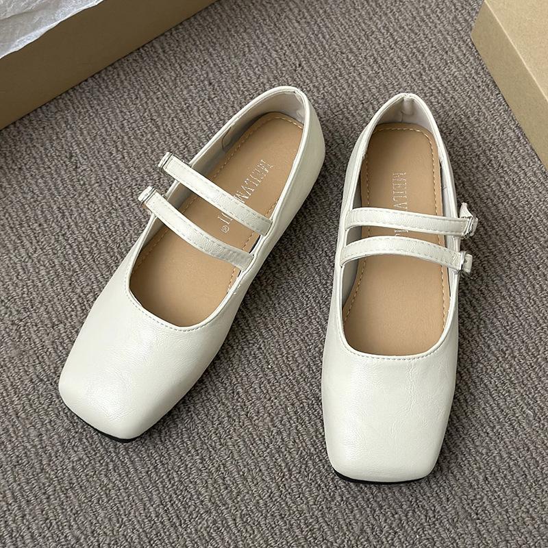 Frühling neue Retro Einzelne Schuhe Mary Jane Einzelne Schuhe einfach pendeln täglich Fee Einzelne Schuhe