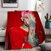 Rapper LIL peep Wurfdecke Leicht 240g Flanelldecke Weich Hautfreundlich für Sommerkühlung