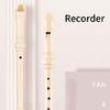 Eight Hole Clarinet Soprano Recorder Professional Treble Easy Adjustable Instrument Flute Vertical Flute Easy to Play