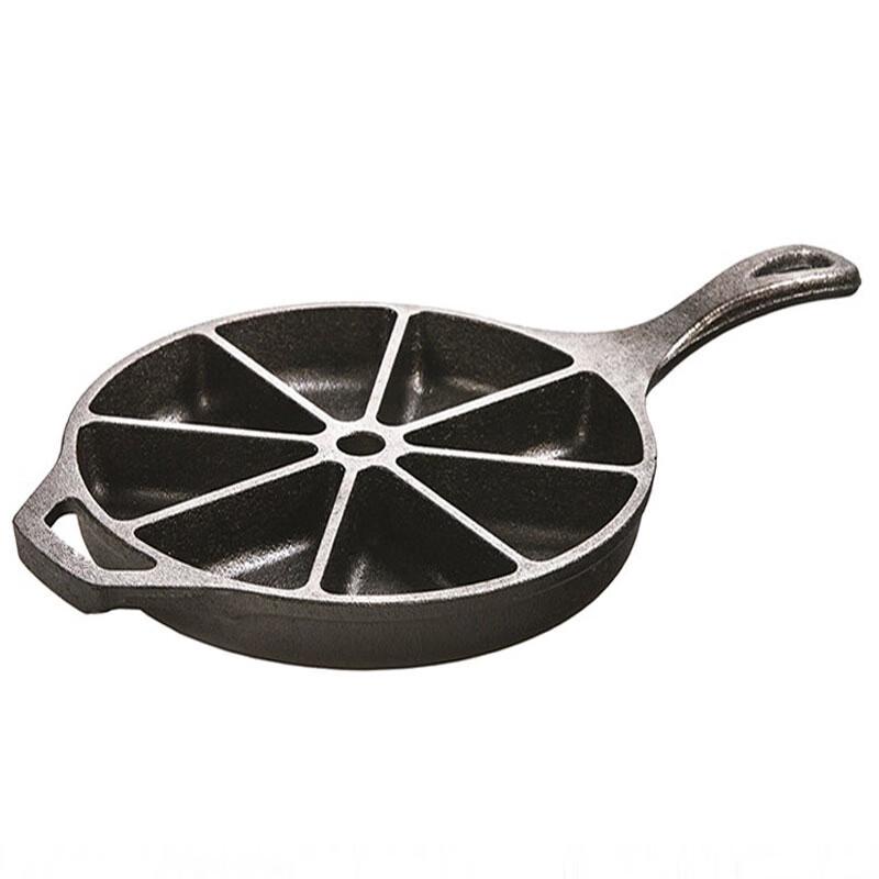 ZISIZ Cast Iron 8-Compartment Baking & Frying Pan