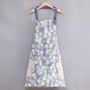 Fashionable Summer Canvas Apron: Breathable, Anti-Fouling, and Durable for Home and Kitchen