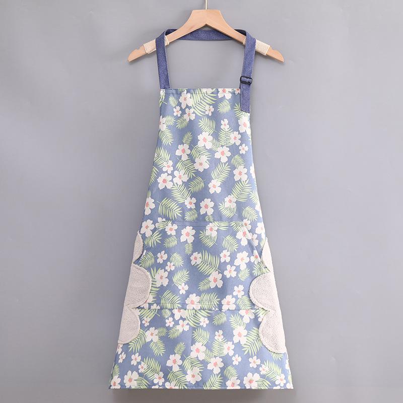 Fashionable Summer Canvas Apron: Breathable, Anti-Fouling, and Durable for Home and Kitchen