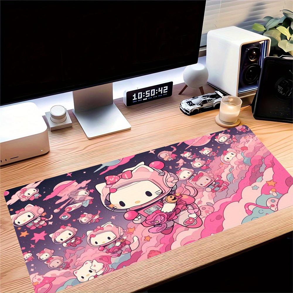 1pc Hello Kitty Astronaut SpaceComputer Pad with Vibrant Game Machine Print, Mouse Pads for Desk0515031