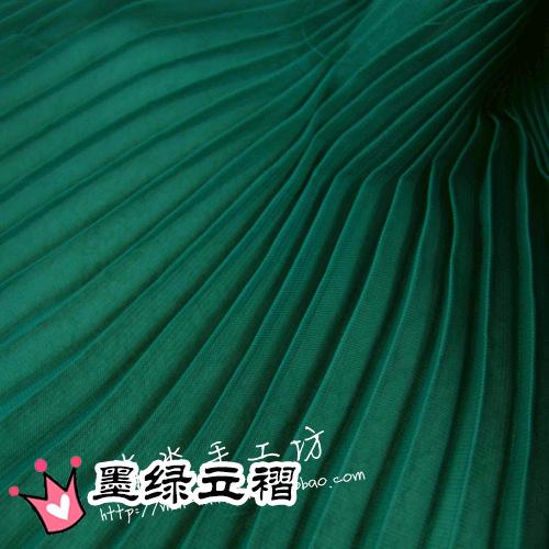 1 Stück mehrfarbiger plissierter Chiffonstoff plissierter Stoff einfarbig für Organza Kleid Rock Crinkle Stoff Meterware