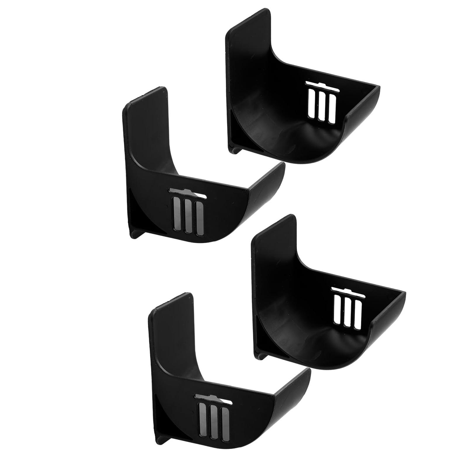 

Set of 4 Adhesive Garbage Bag Storage Rack Wall Mounted Holder for Efficient Organization In Kitchens and Bathrooms чорний