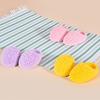 1Pair 1:6 Dollhouse Miniature Slippers Simulation Flocking Slippers Home Model Decor Toy Doll House Accessories