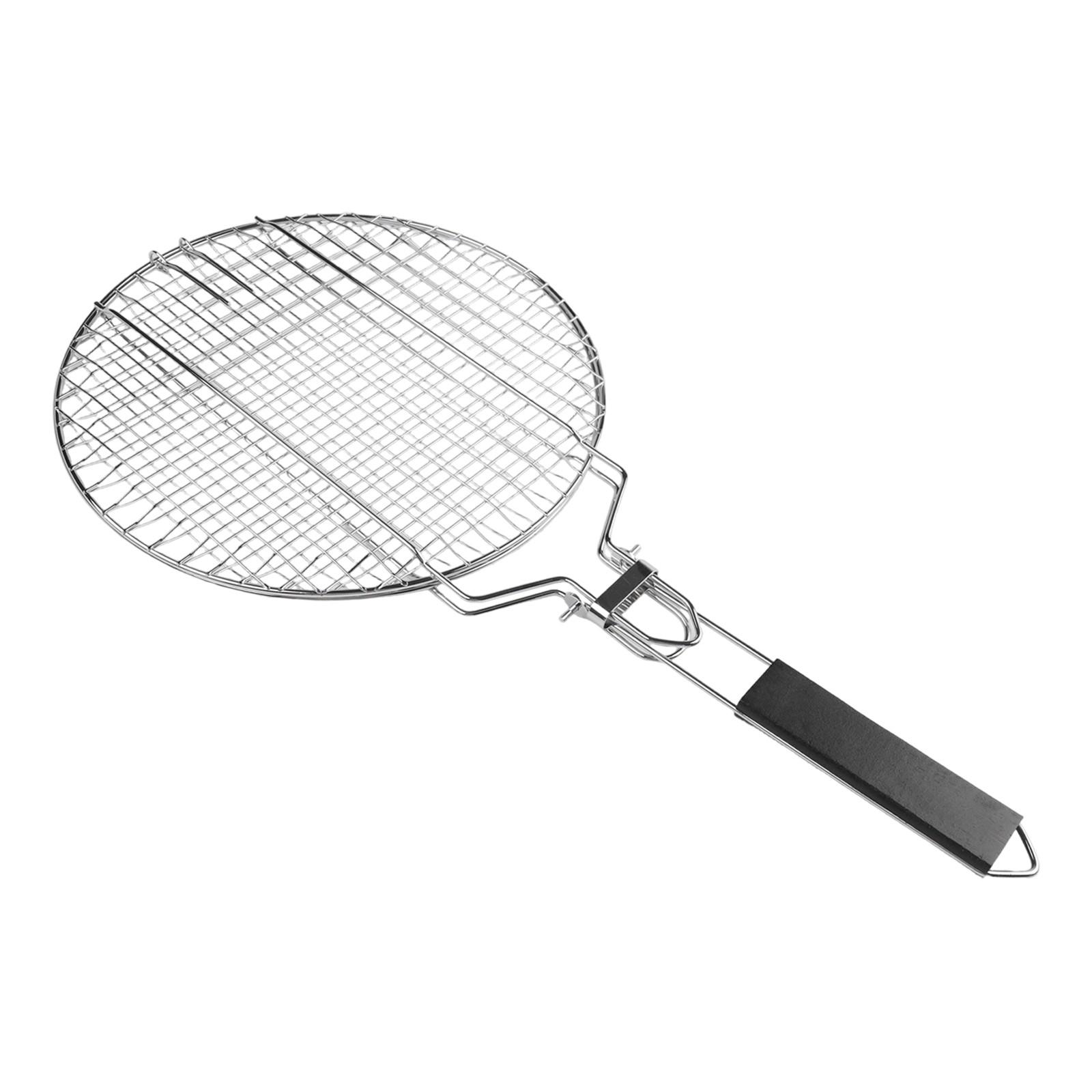 

Folding BBQ Grill Portable Grill Cage Stainless Steel Grill Basket