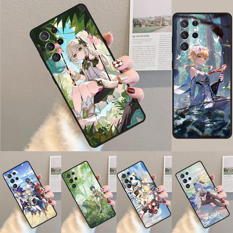 Anime Game Genshin Impact Phone Case for Samsung Galaxy Note 10 Pro S26 Ultra S23 S24 FE S25 S21 S22 PLUS Shockproof Cove