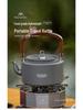 Mountain Guest Lightweight Aluminum Backcountry Camping Kettle - Large Capacity, Portable, Ideal for Outdoor Tea Brewing
