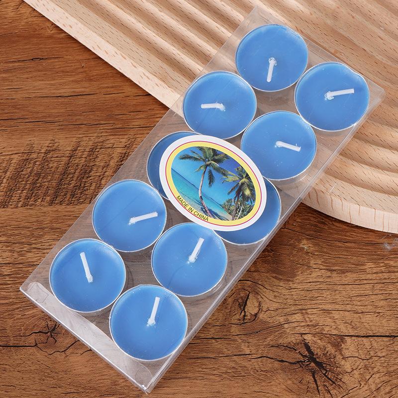 10 Round Candles Candlelight Dinner Candle Hotel Warm Tea KTV Glass Cup Candle Bar Candle Couple Supplies Candle