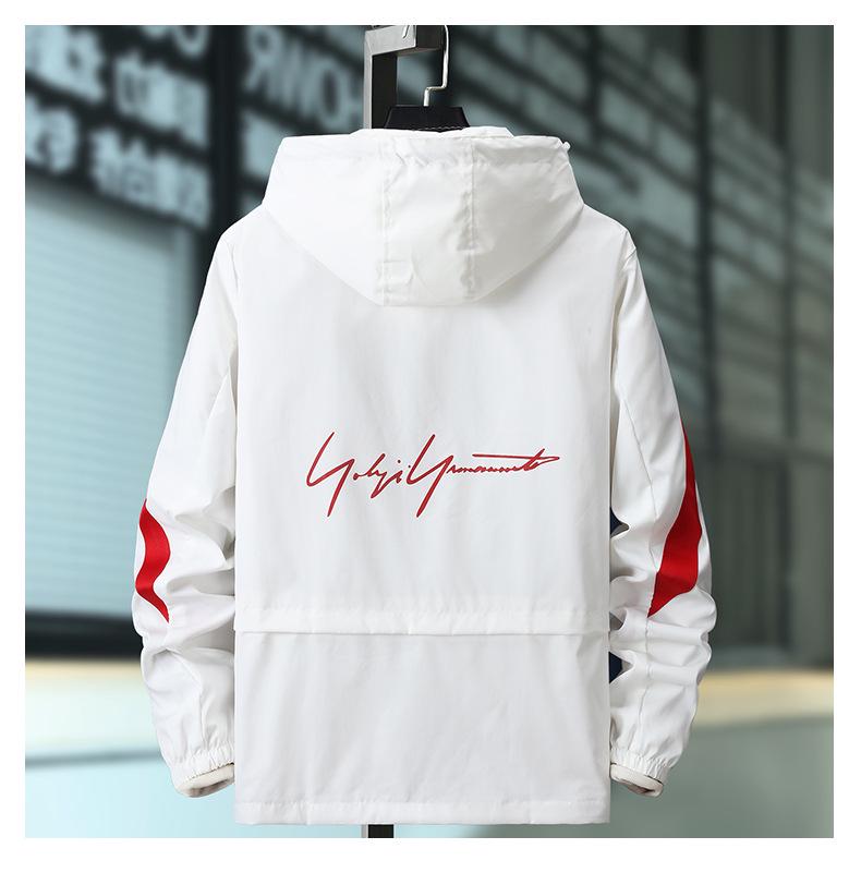 Men's Korean Style Breathable Hooded Jacket - Trendy Spring/Autumn Casual Workwear
