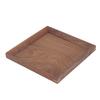 Black Walnut Tray Simple Fashion Serving Tray Serve Tea Fruit Cheese Wine Or Meals Small Square