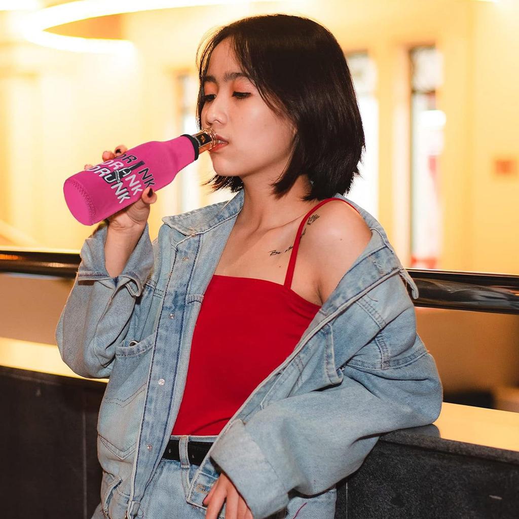 Personalized Customization Diving Material Beer Theme Party Drink Bottle Cover Beer Festival Decoration 330ML Cola Cup Cover Protective Cover