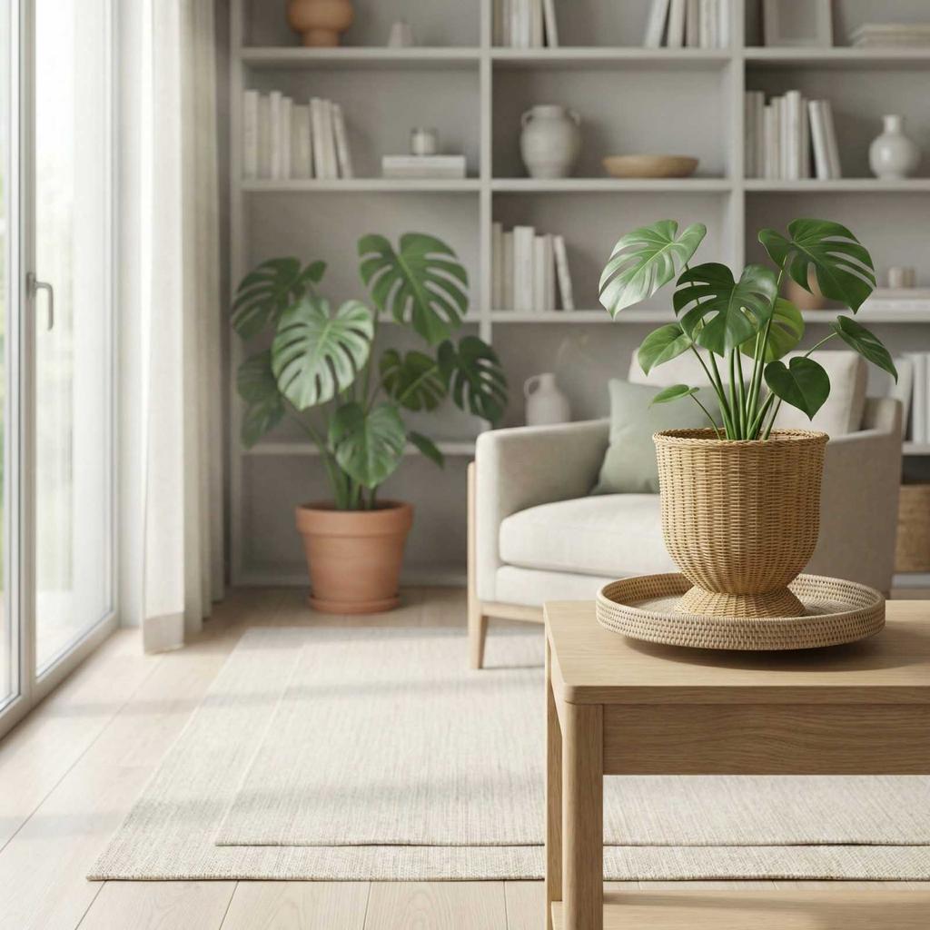 16-inch Woven Flower Pot - The Perfect Gift For Friends.