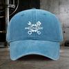 Berretto da Baseball Lavato Grafica Meccanico Denim per Esterno Protezione Solare Visiera Curva per Unisex