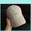 Fall Cotton Casual Baseball Hat With Wide Brim And Letter Embroidery