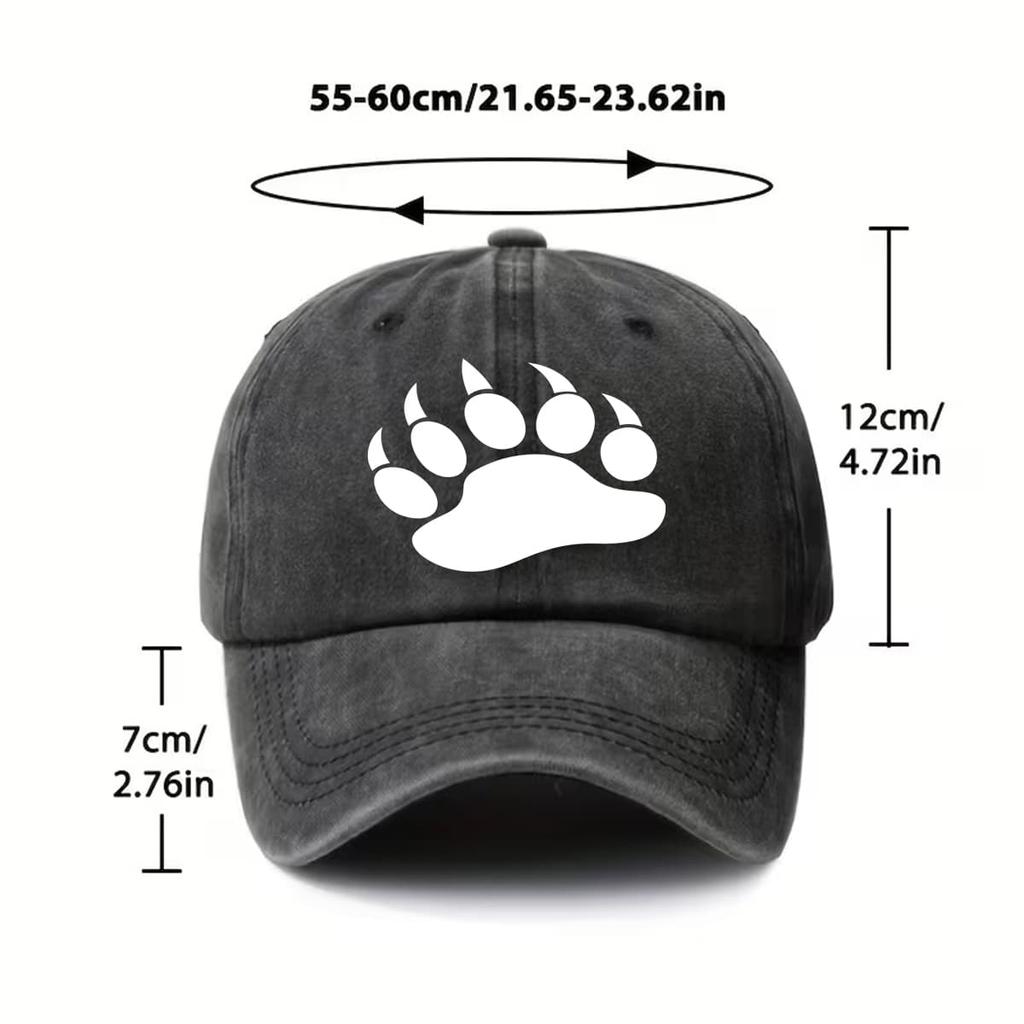 Trendy Baseball Cap for Men and Women, Exquisite Print, Adjustable for Outdoor Travel