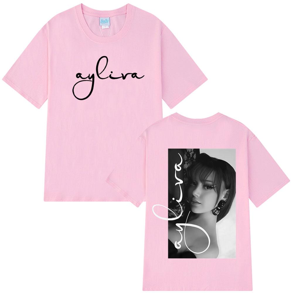 Die Ayliva Tour Hot Sale 2025 T Shirt Men Women Vintage Fashion T Shirts Short-sleeved Casual Cotton Aesthetic Trendy T-shirts