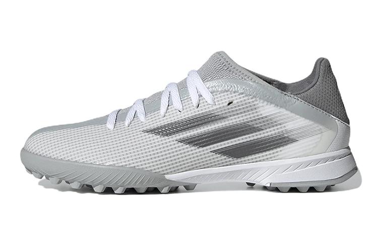 Adidas X Speedflow.3 Slip Resistant Abrasion Resistant Low top Soccer Shoes Gray Kids  FY3322 32