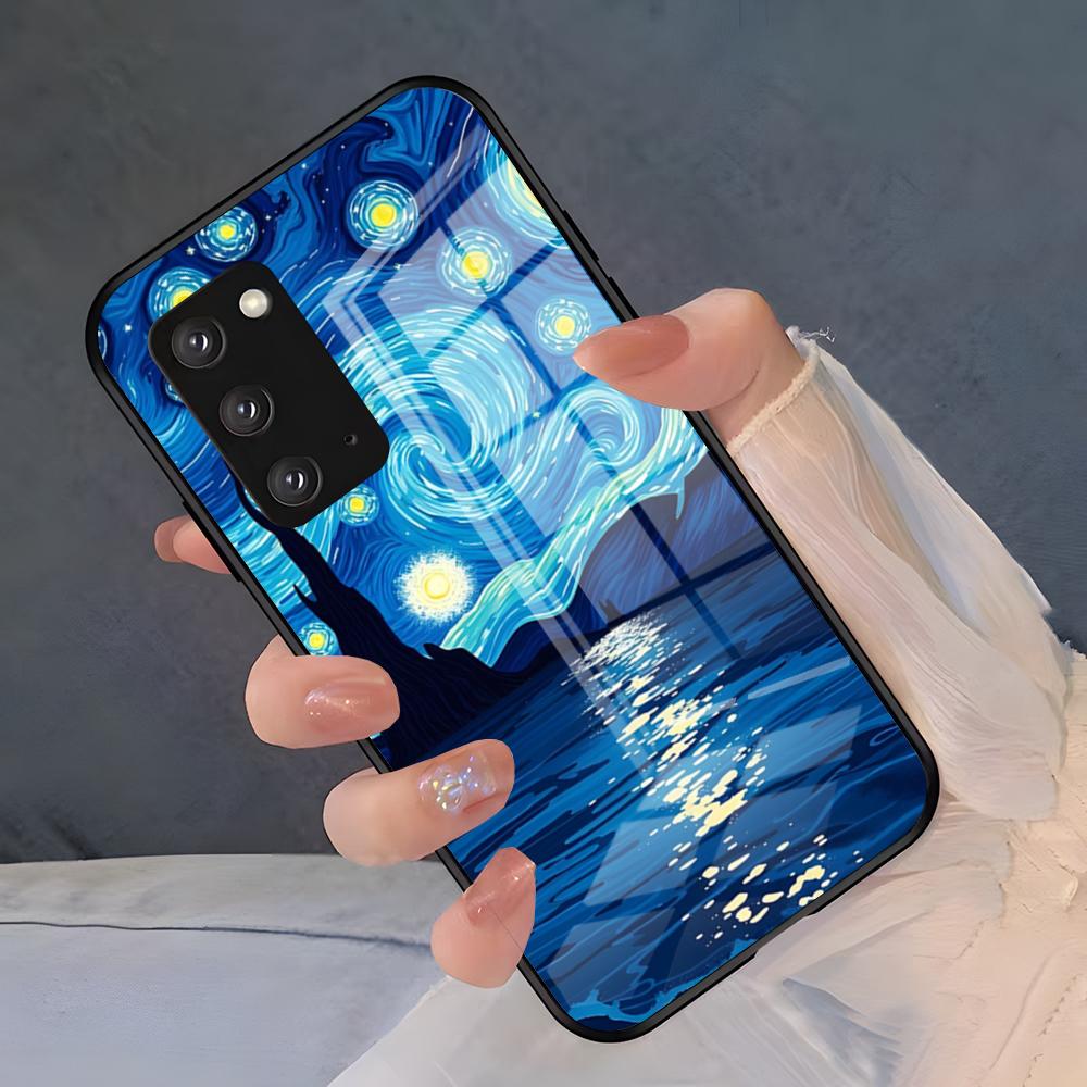 Van Gogh Oil Paintings Phone Case For Samsung S26 S25 Plus S20 S20 Plus S22 Ultra S23 FE S21 Plus S21 Ultra Glass Cover