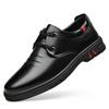 2025 Herbst Einzelne Schuhe Herren Leder Freizeitschuhe Lederschuhe Business Schuhe Schnürschuhe Runde Spitze Herrenschuhe Papa Lederschuhe Herren Vielseitig