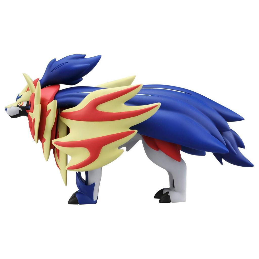 TAKARA TOMY Moncolle Figure Ages 4 and Meets Toy Safety ST Mark Certified "Pokémon ML-19 Zamazenta" Pokémon Toy, Up, Standards,