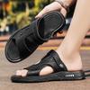 Fashion CYYTL Mens Slippers Summer Outdoor Casual Beach Shoes Sandals Walking Slides Comfort Luxury Designer Leather Fashion Lightweight
