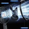 Portable Cordless Fan Rechargeable Personal Desktop Table Fan for Indoor Outdoor Tent Travel BBQ Fishing Jobsite
