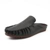 2026 Summer Semi Drag Casual Shoes Mules Men Backless Loafers Slippers Peas Shoes Slip On Flats Man Slides Sandals