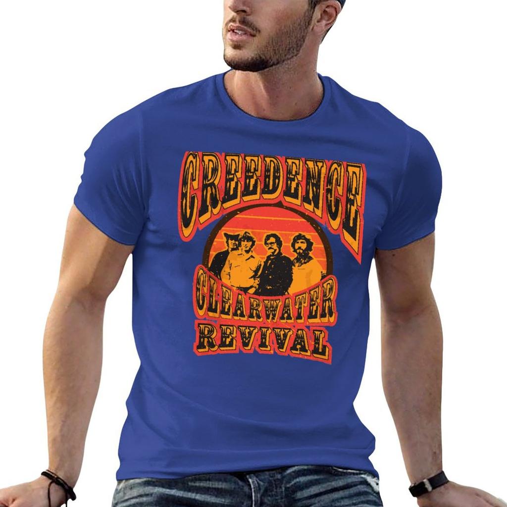 Creedence Clearwater Revival T Shirt T-Shirt New Edition Anime Stuff Oversizeds Mens Graphic T-shirts Funny