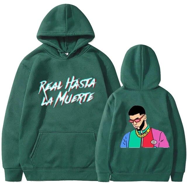 2022 NEW Printed Hoodies Sweatshirt Coat Real Hasta La Muerte casual Tracksuit Costume Unisex Women Clothing Anime Pullover Hoodie Unisex